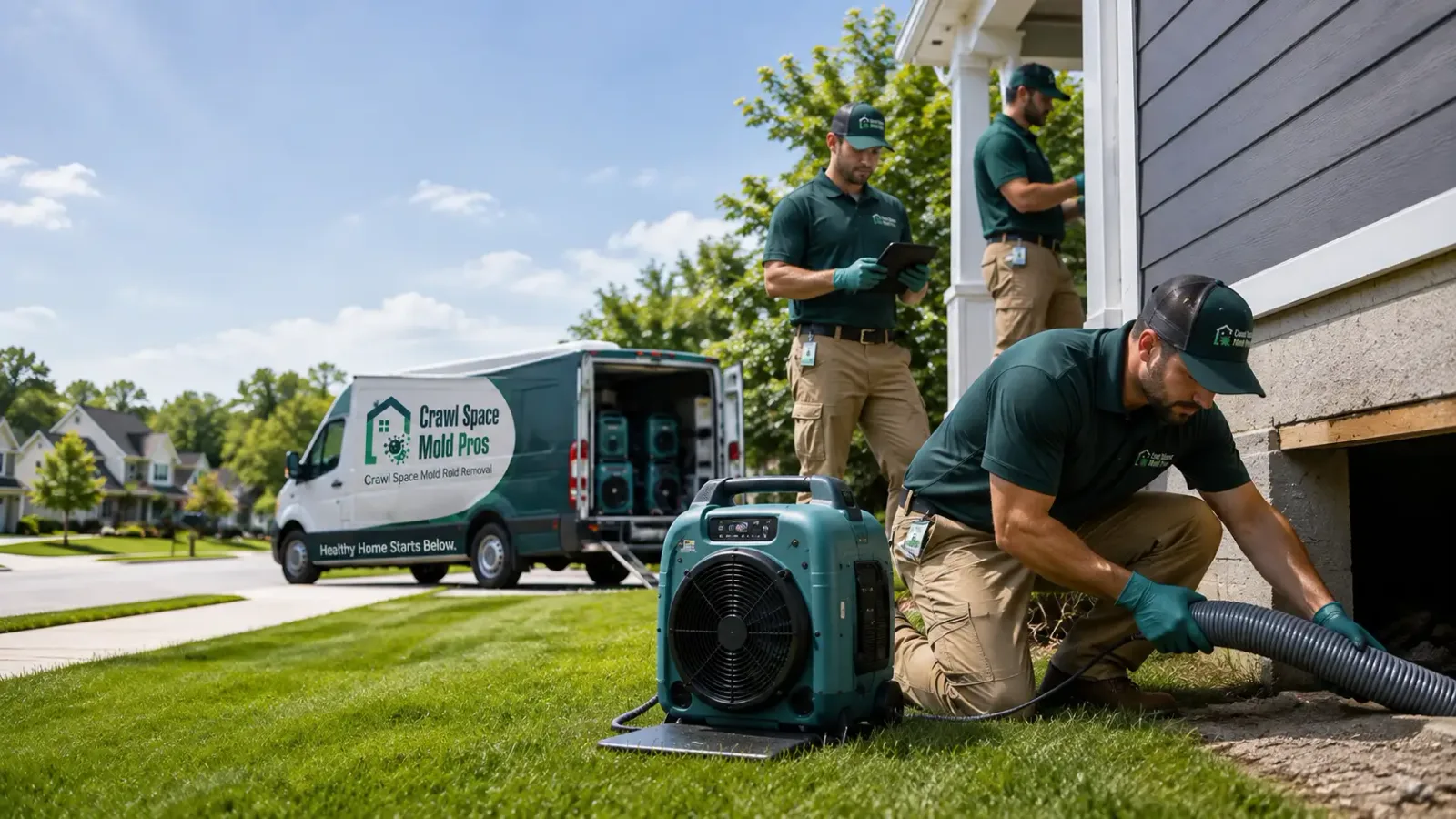 Crawl Space Mold Removal in Princeton, KS